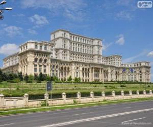 Puzzle Παλάτι της Βουλής, Βουκουρέστι, Ρουμανία